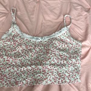 floral brandy tank top